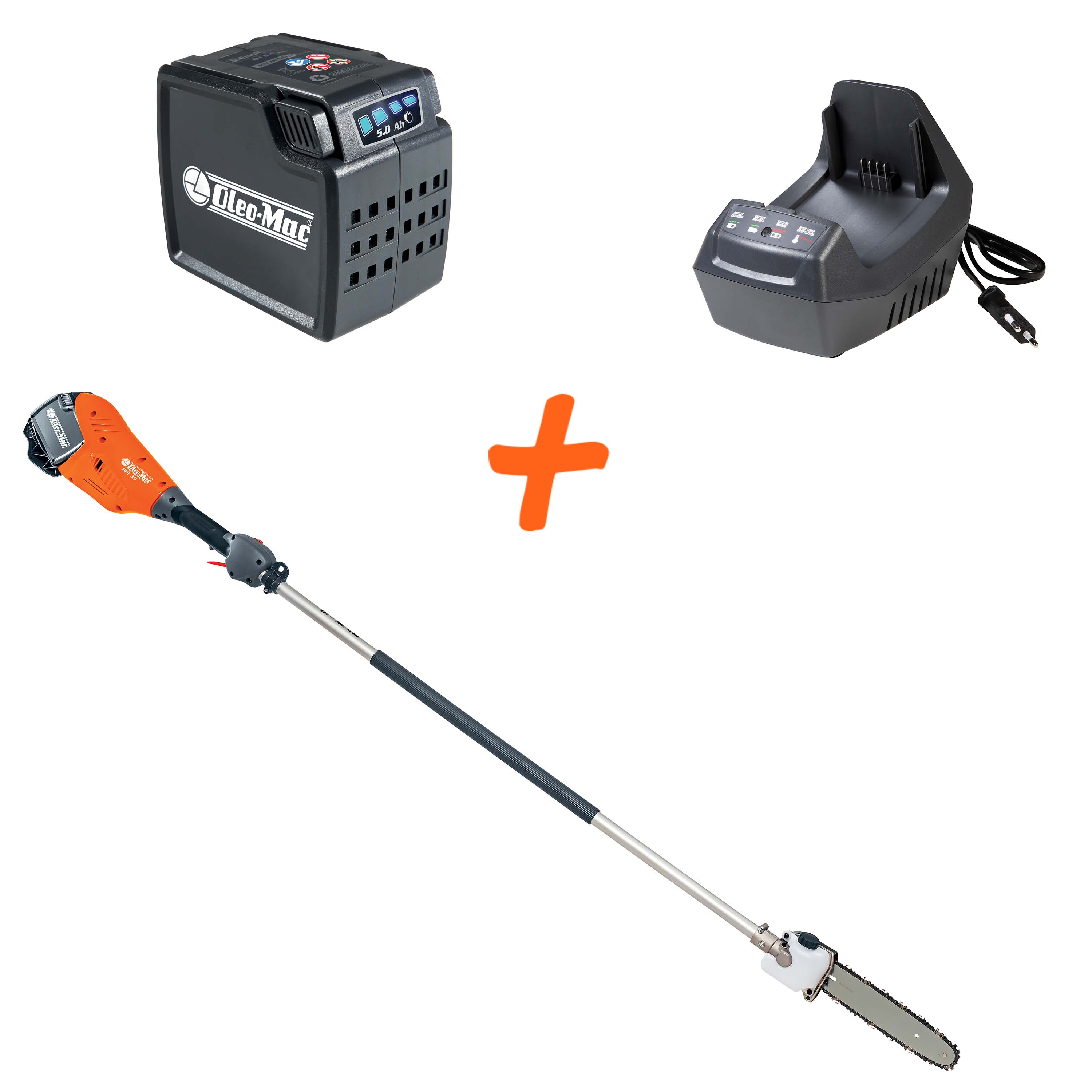 Produit à batterie - Elagueuse sur perche KIT PPi 35 + 1 BATTERIE + 1 CHARGEUR