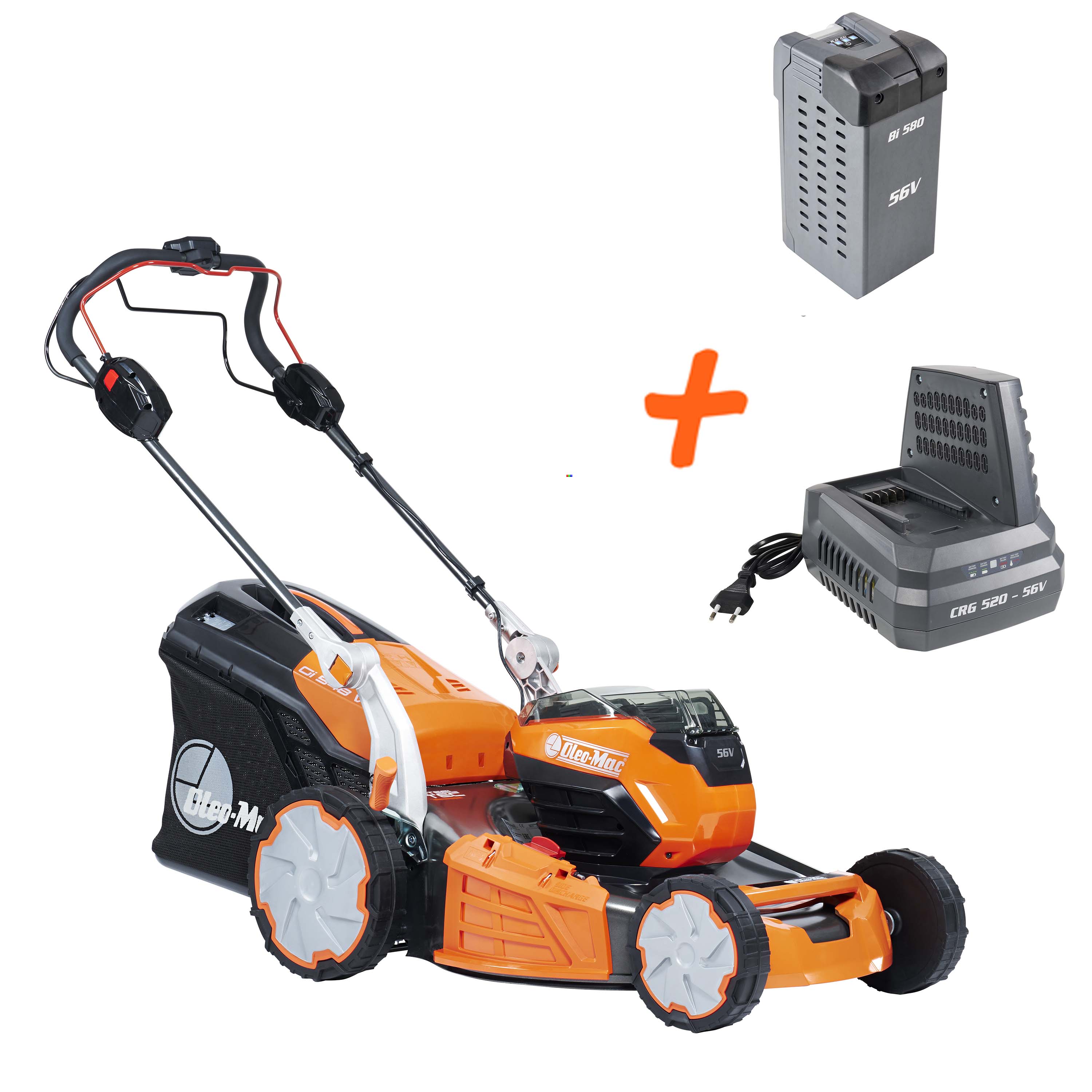 Produits à batterie 56V - Tondeuse KIT Gi 548 V + 1 BATTERIE 8 AH + 1 CHARGEUR