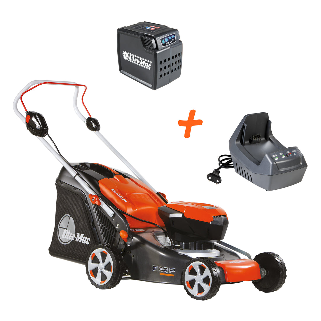 Produits à batterie - Tondeuse Kit Gi 44 P + 1 batterie + 1 chargeur