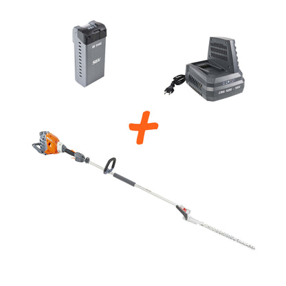 Produits à batterie 56V - Taille-haie sur perche KIT BCi 530 HL + 1 BATTERIE 4 AH + 1 CHARGEUR
