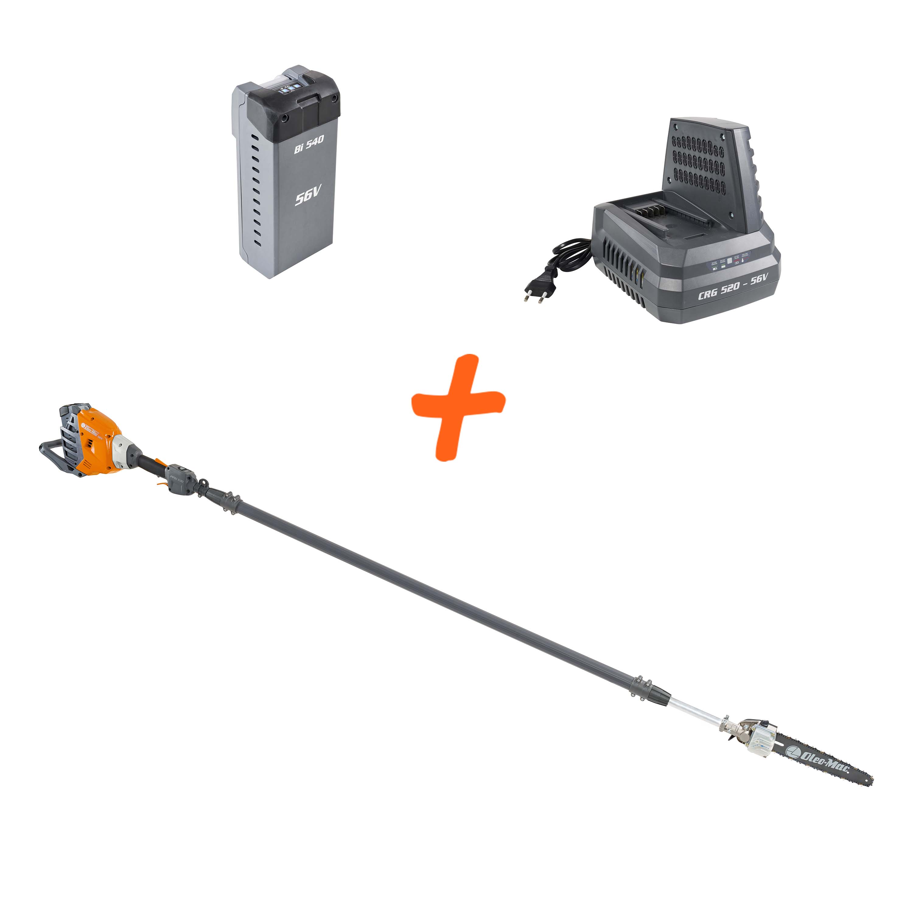Produits à batterie 56V - Elagueuse sur perche KIT PPXi 530 + 1 BATTERIE 4 AH + 1 CHARGEUR