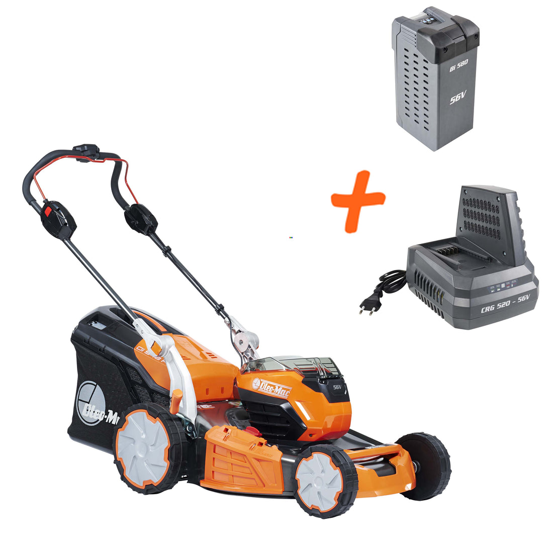 Produits à batterie 56V - Tondeuse KIT Gi 548 P + 1 BATTERIE 8 AH + 1 CHARGEUR