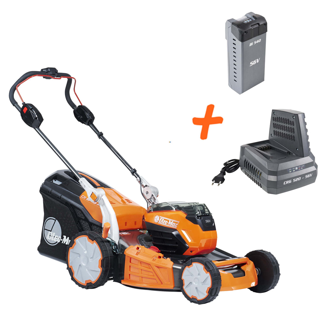 Produits à batterie 56V - Tondeuse KIT Gi 548 P + 1 BATTERIE 4 AH + 1 CHARGEUR