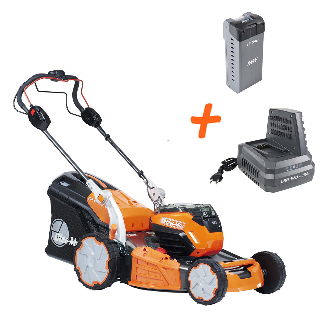 Produits à batterie 56V - Tondeuse KIT Gi 548 V + 1 BATTERIE 4 AH + 1 CHARGEUR